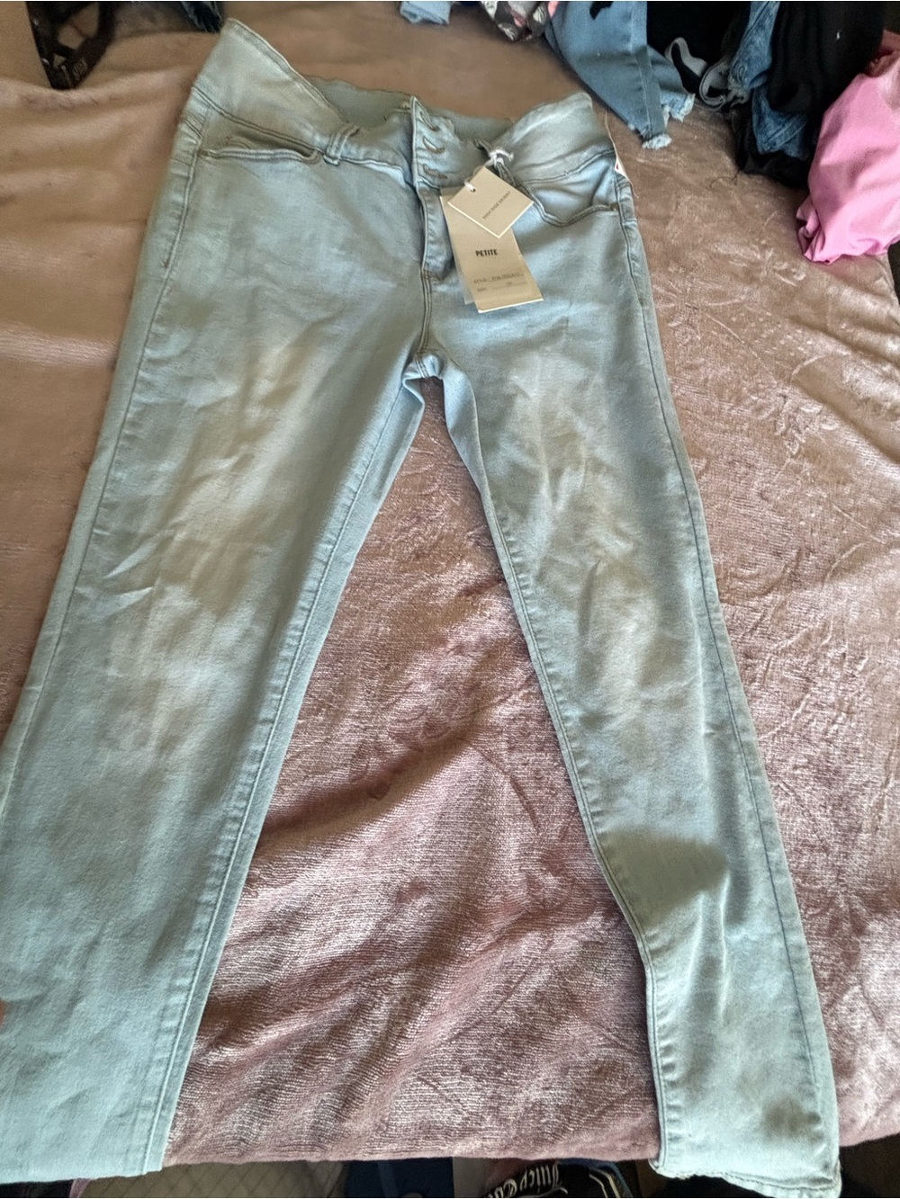 Forever 21 Light Mint Green Skinny Jeans